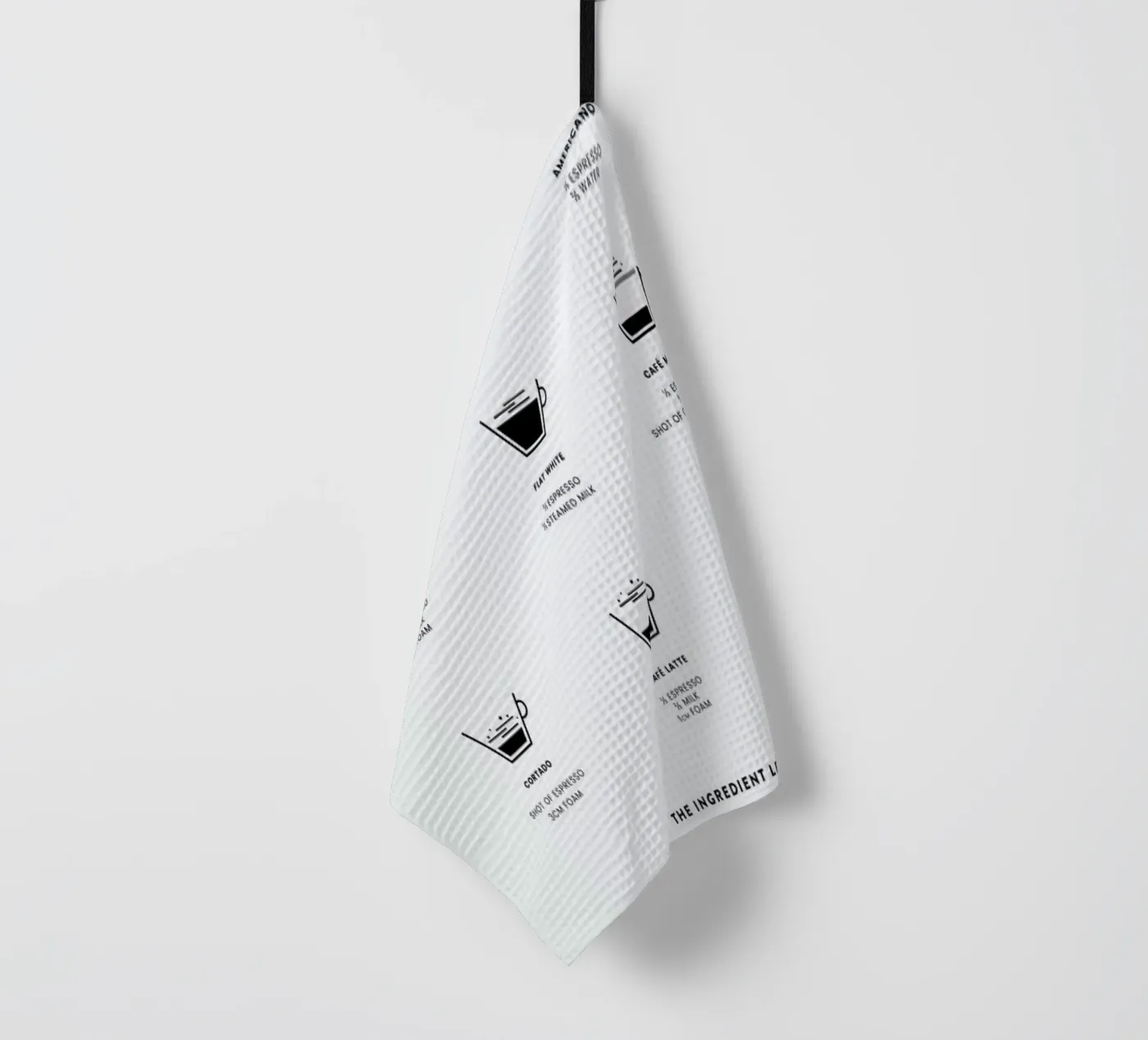 Coffee Chart Geschirrtuch von daylight design studio