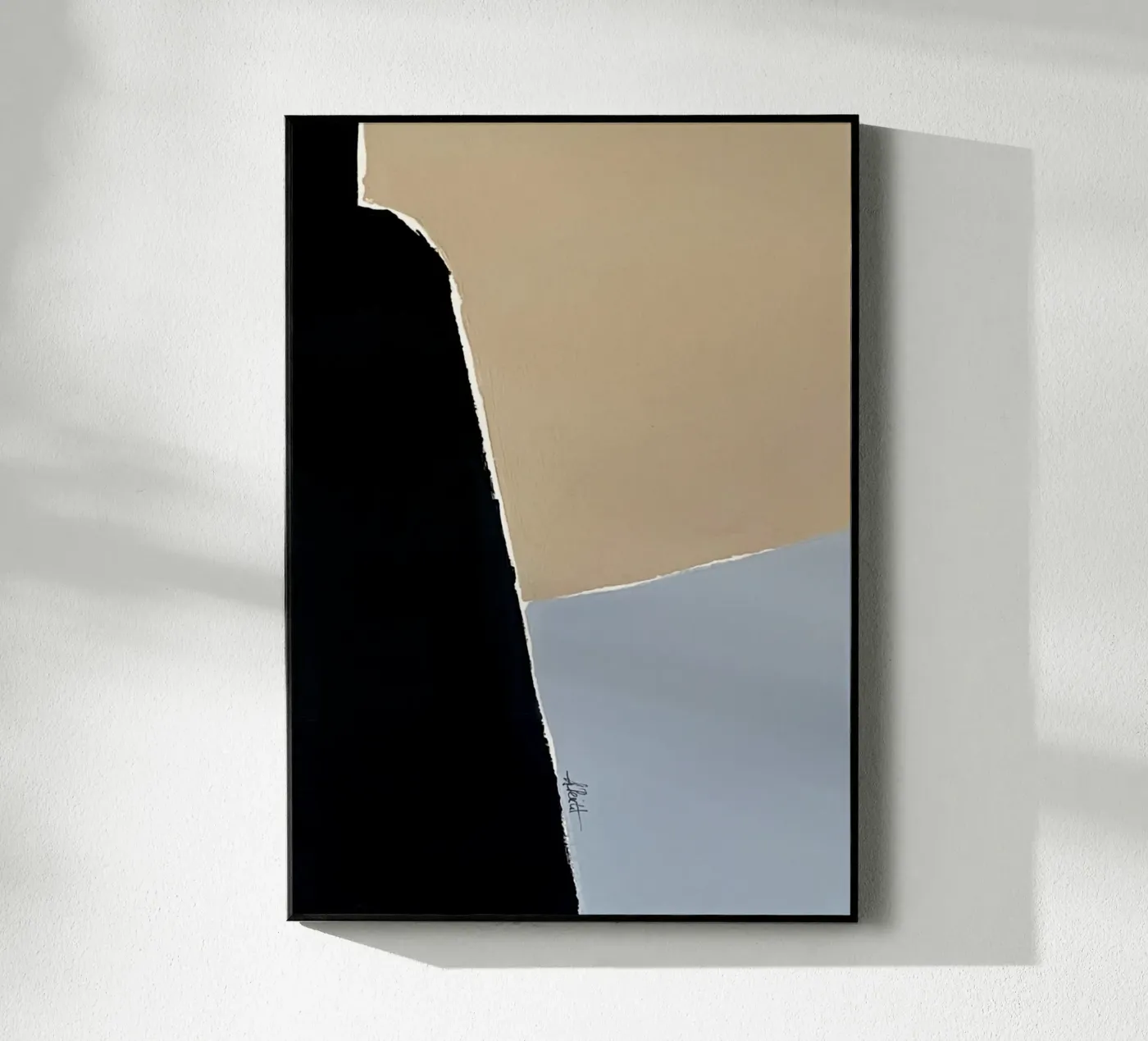 abstract minimal no4 Acryl-Glas von Andrea Reichhart Art