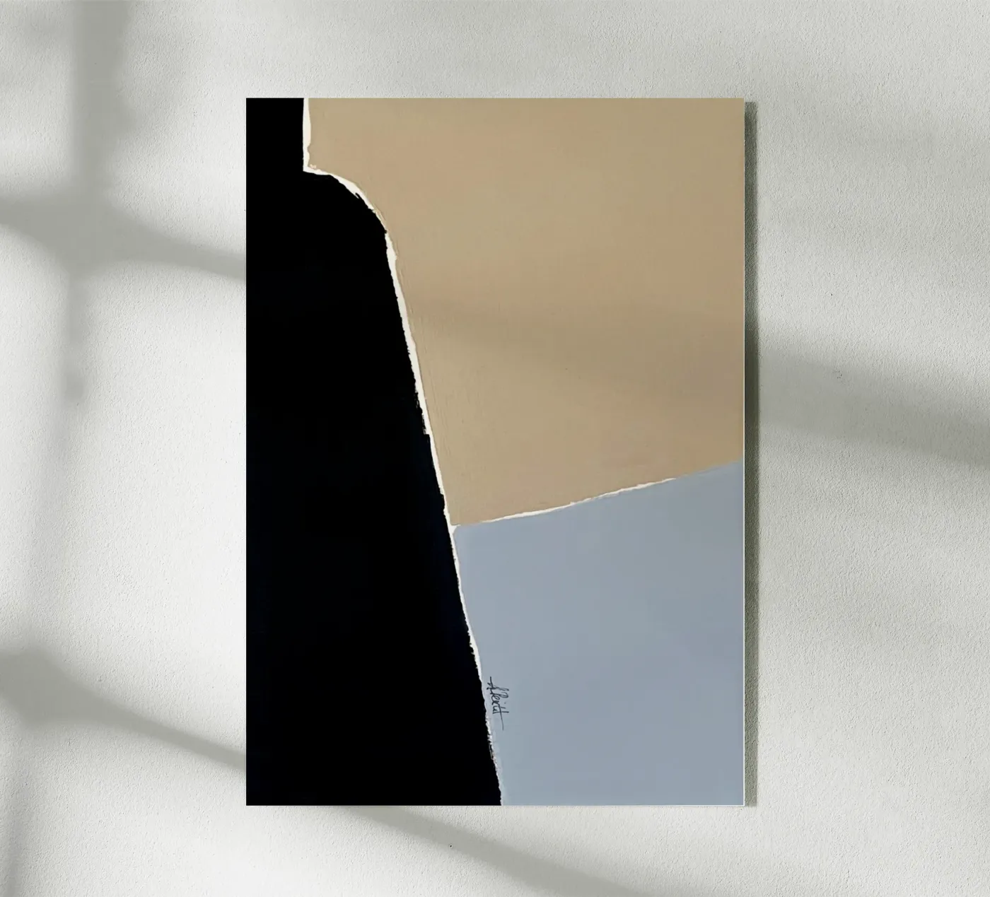 abstract minimal no4 Acryl-Glas von Andrea Reichhart Art