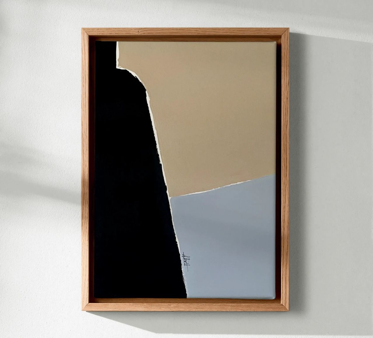 abstract minimal no4 Leinwand von Andrea Reichhart Art