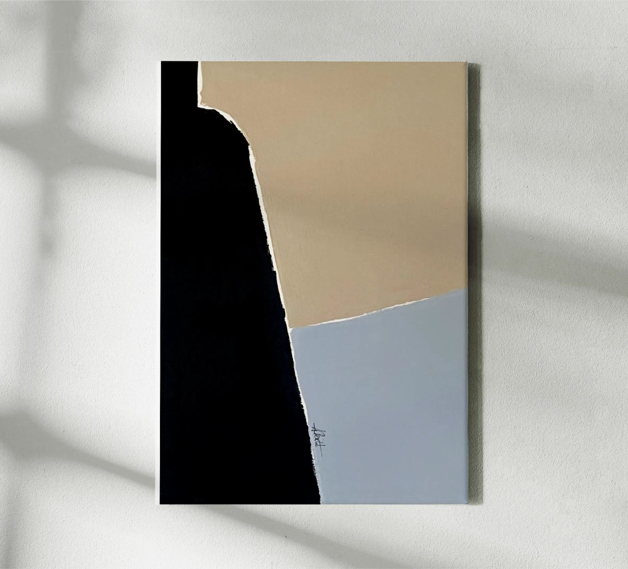 abstract minimal no4 Leinwand von Andrea Reichhart Art