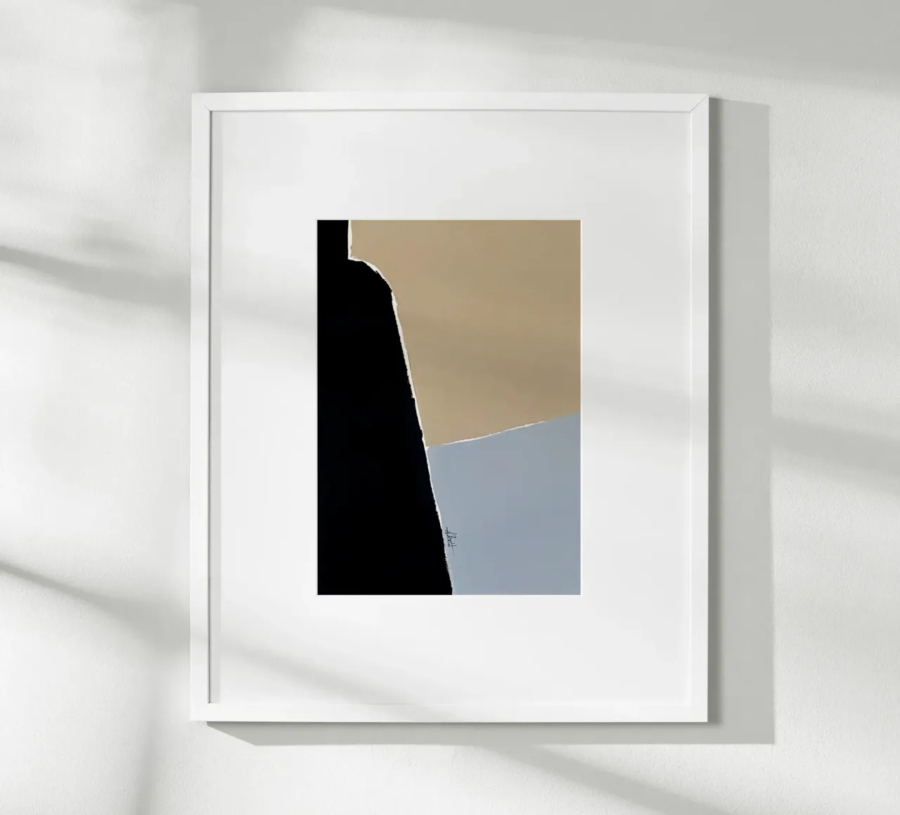 abstract minimal no4 carta hahnemühle da Andrea Reichhart Art