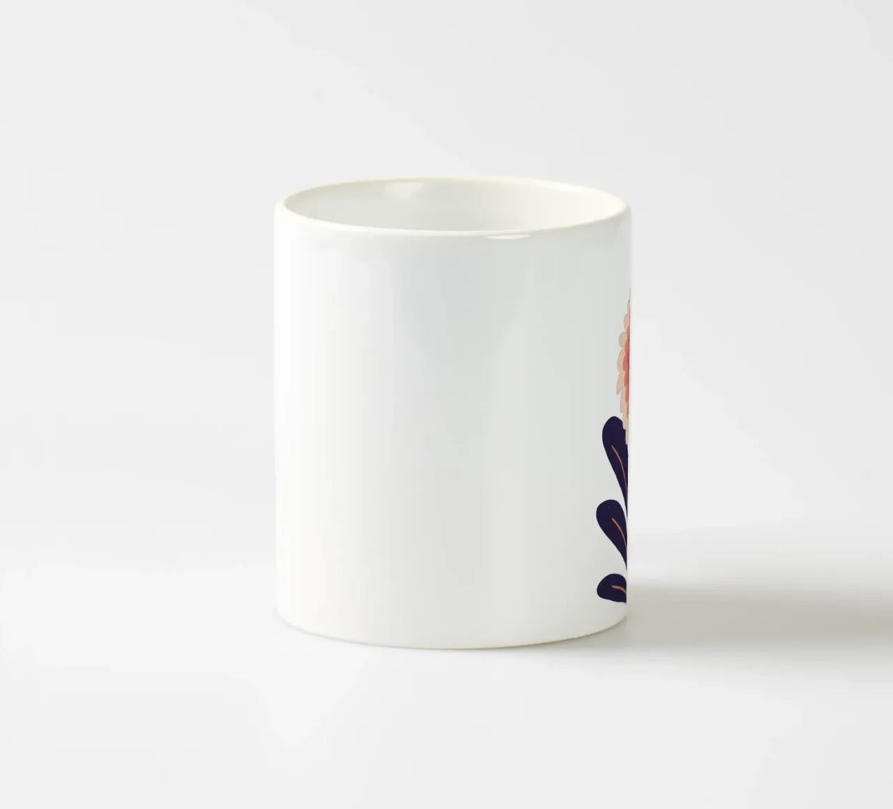 Crisantemo - prugna tazza in ceramica da Wackapacka