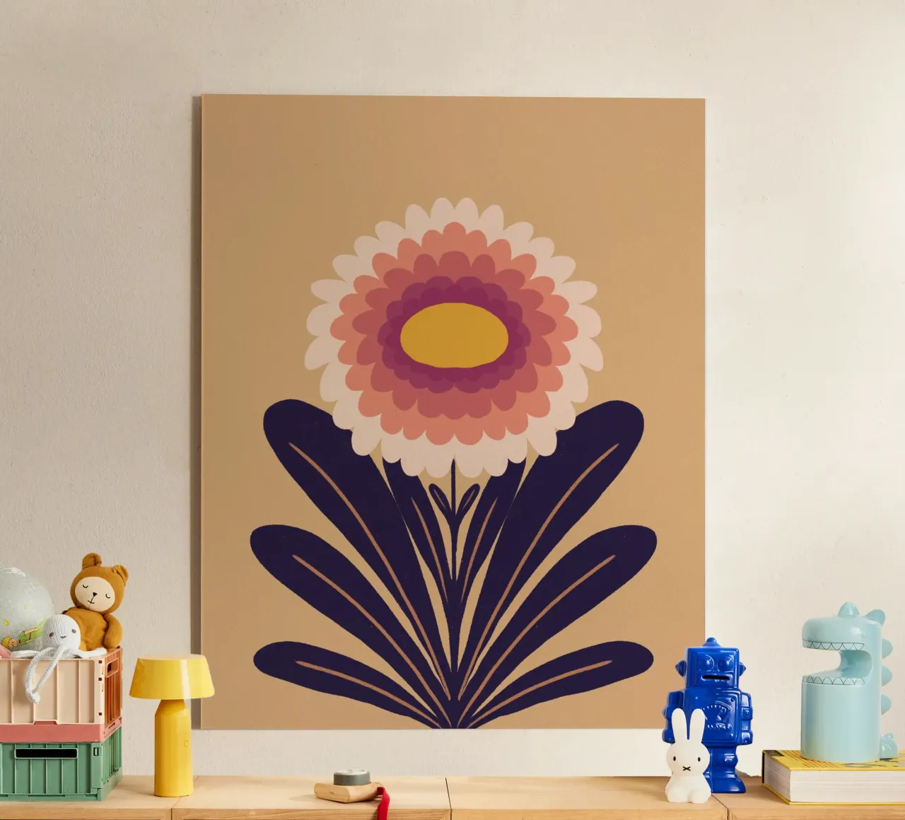 Crisantemo - prugna plexiglass da Wackapacka