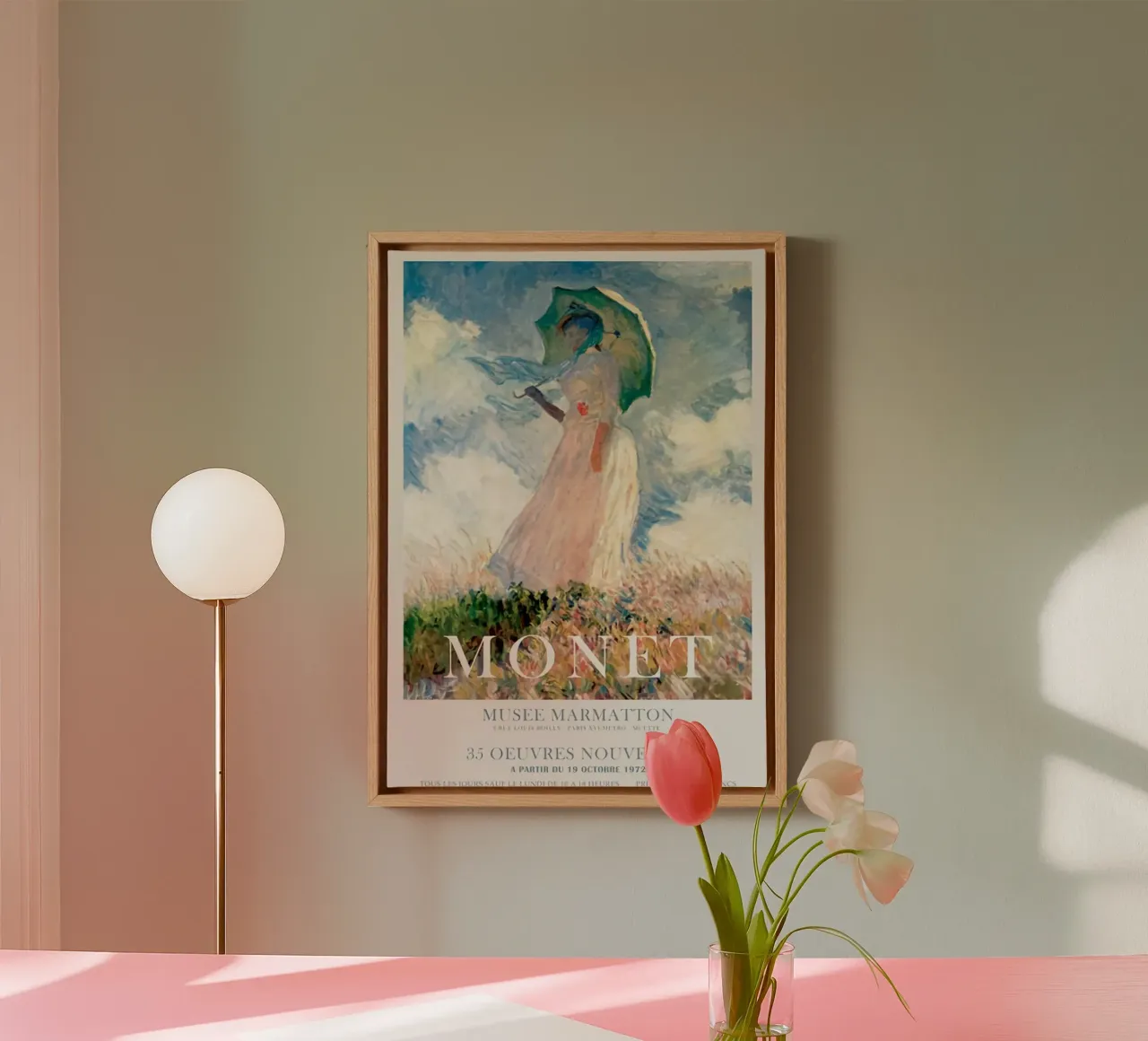 Monet claude tela con Cornice a cassetta da Perdana shop