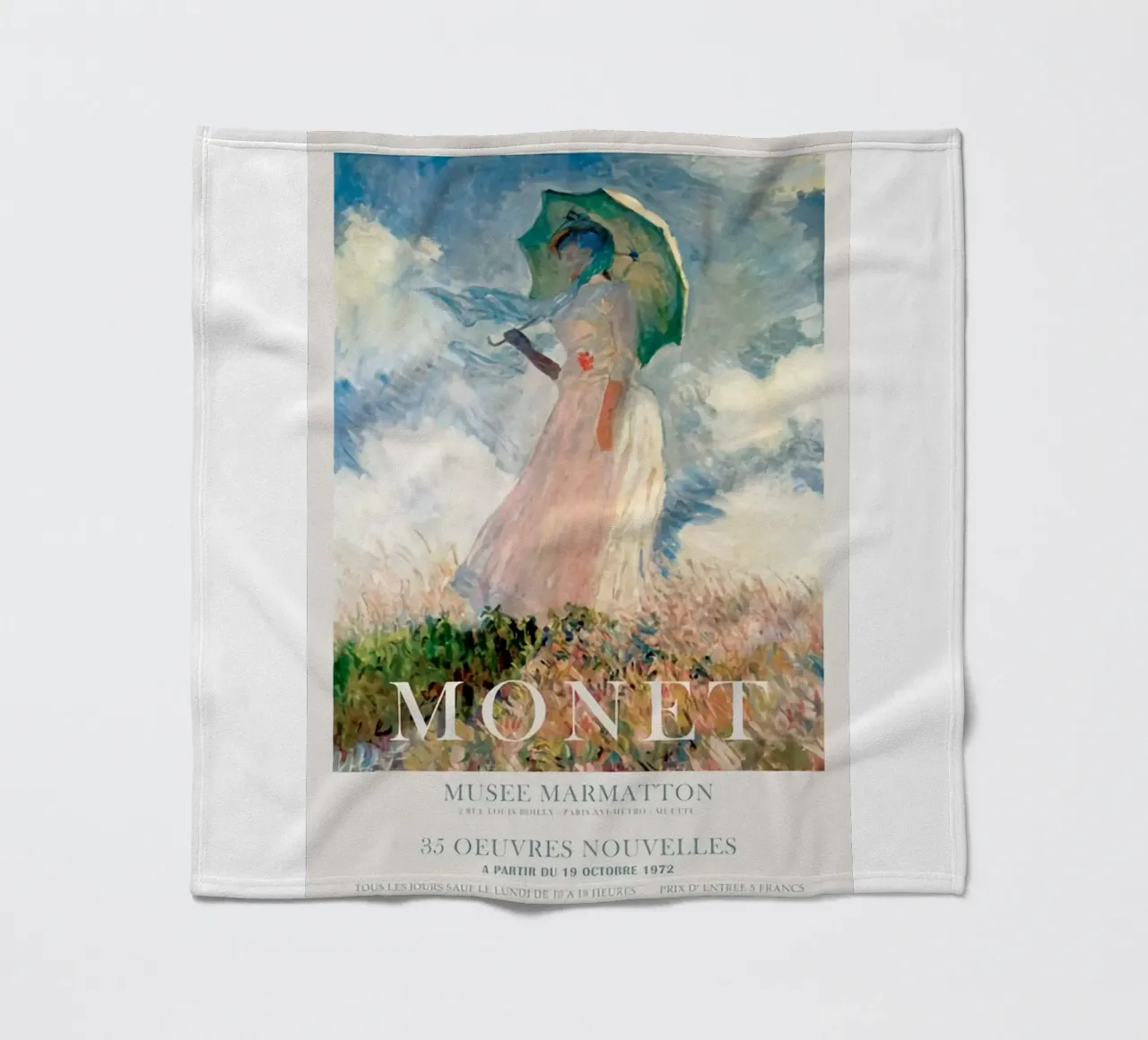 Monet claude coperta in pile da Perdana shop