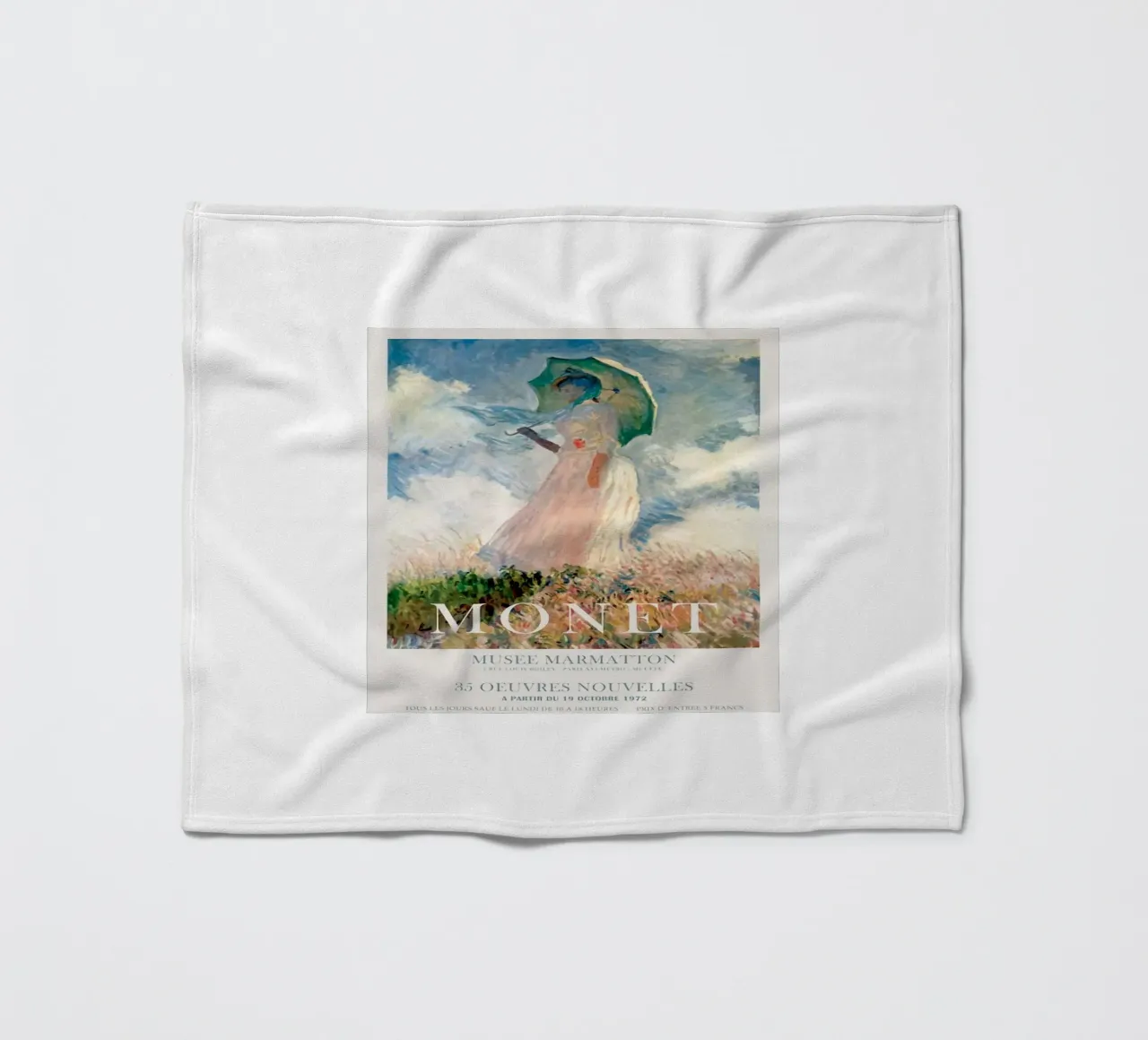 Monet claude coperta in pile da Perdana shop