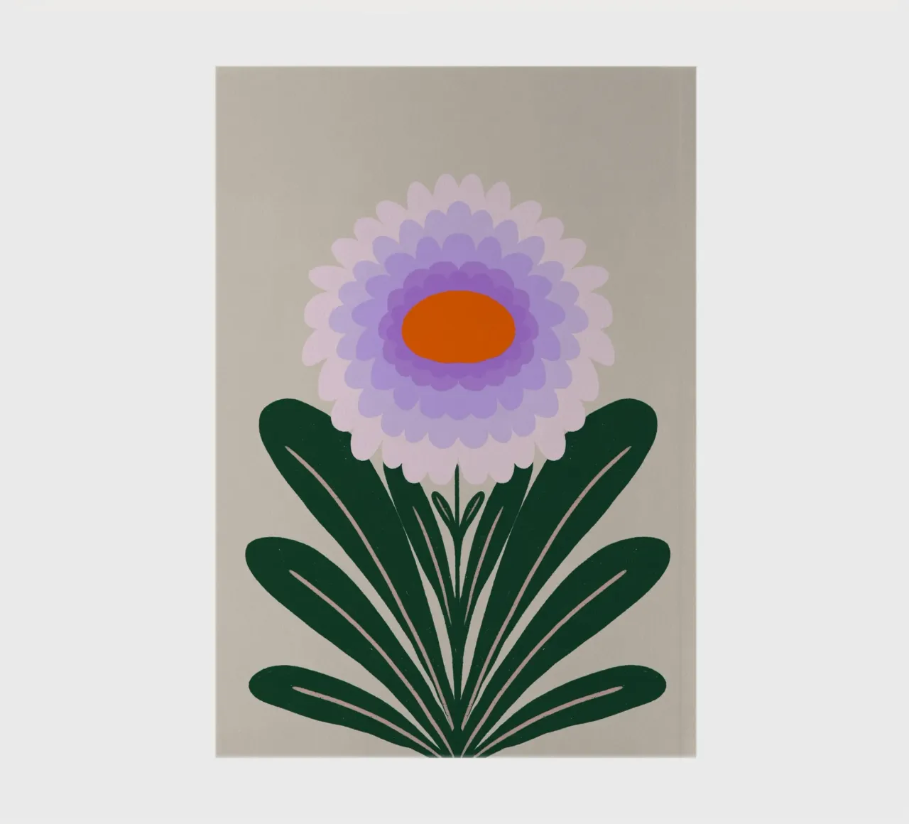 Chrysanthemum - violet notebook by Wackapacka