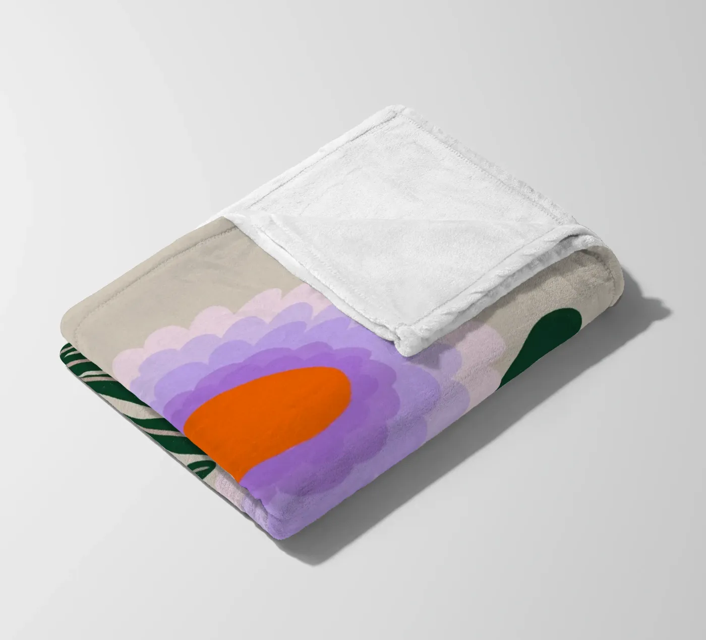 Crisantemo - viola coperta in pile da Wackapacka