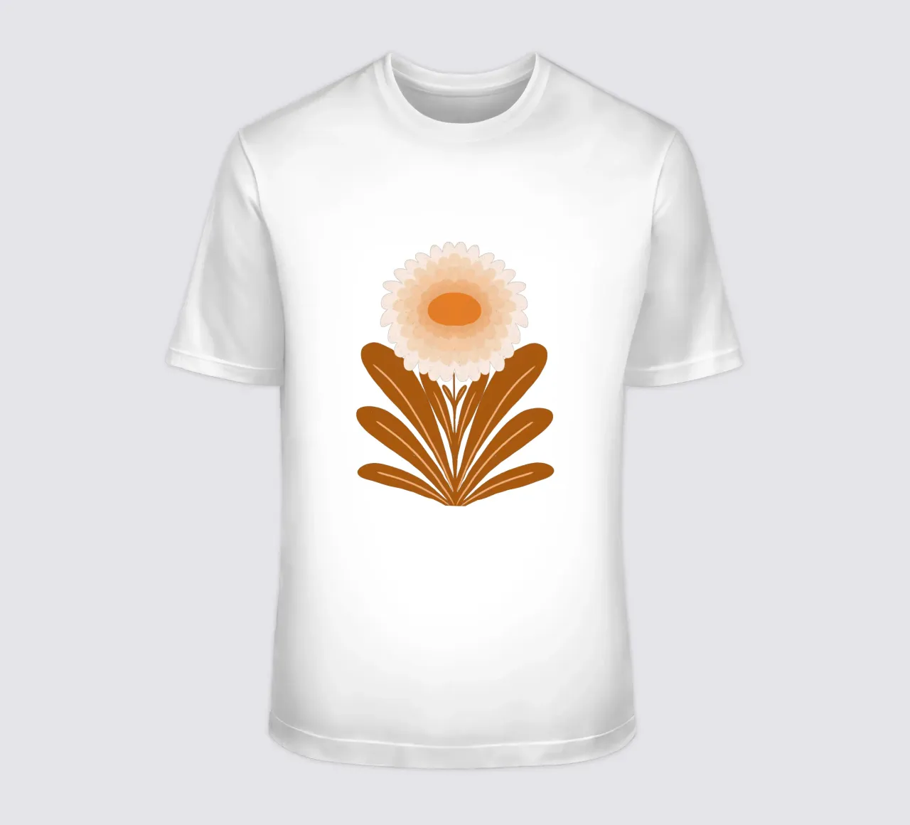 Crisantemo - arancio bruciato t-shirt da Wackapacka