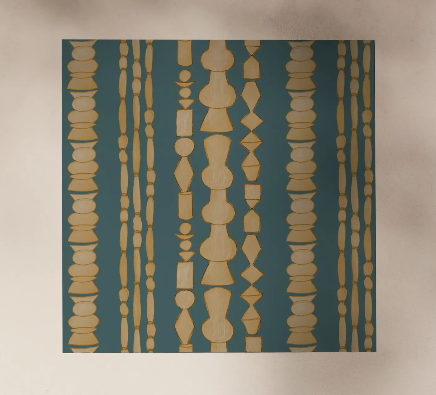 Fionda blu Heaps pellicola backlit da Femke Zwaan