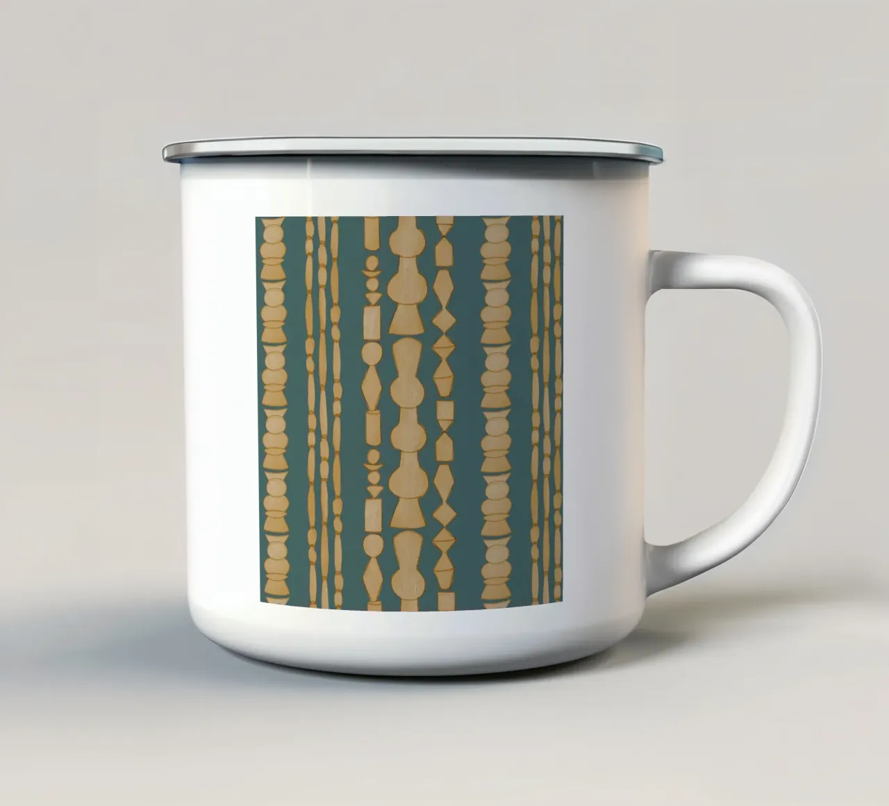 Fionda blu Heaps tazza in smalto da Femke Zwaan