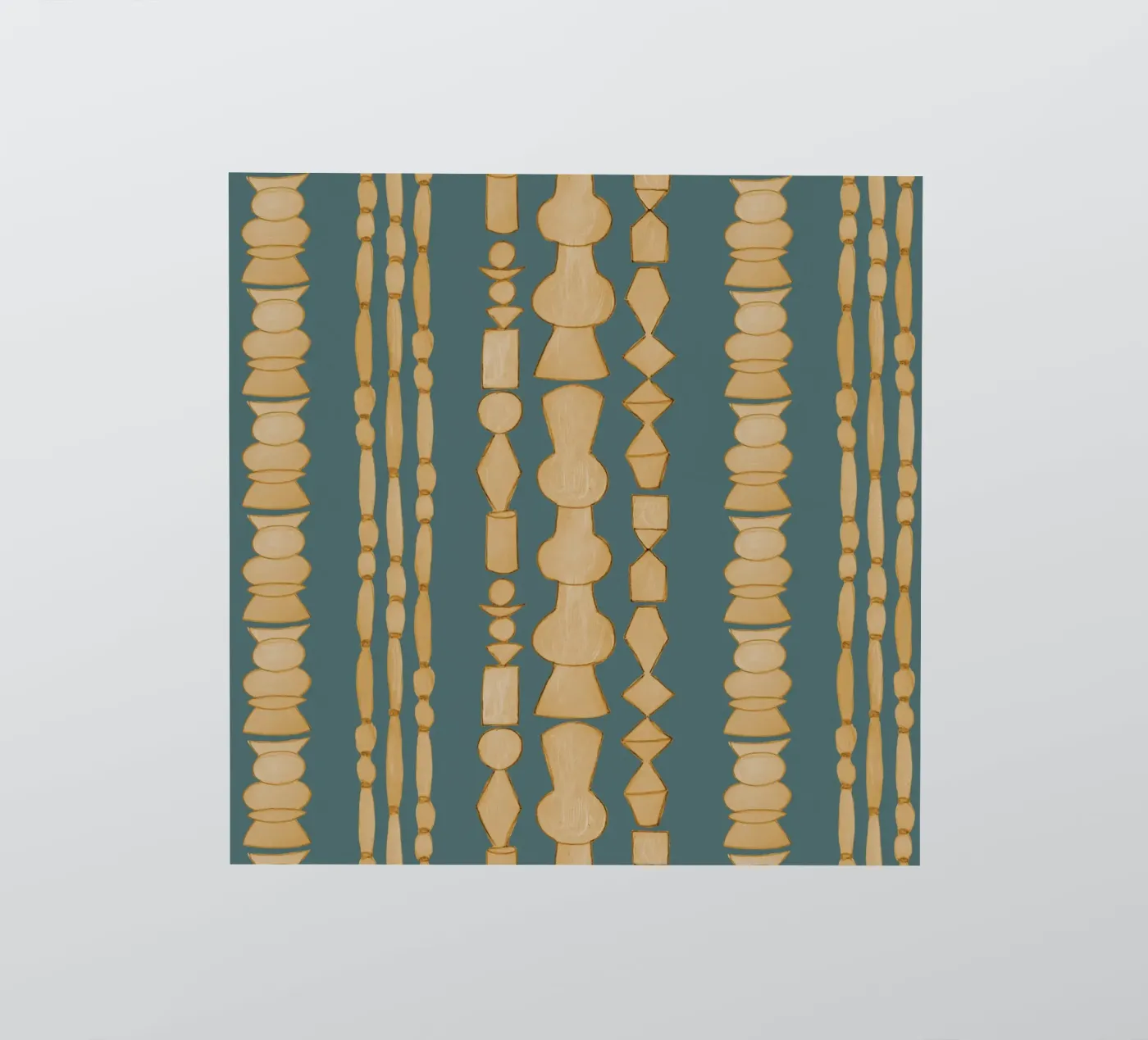 Heaps Sling blauw sticker van Femke Zwaan