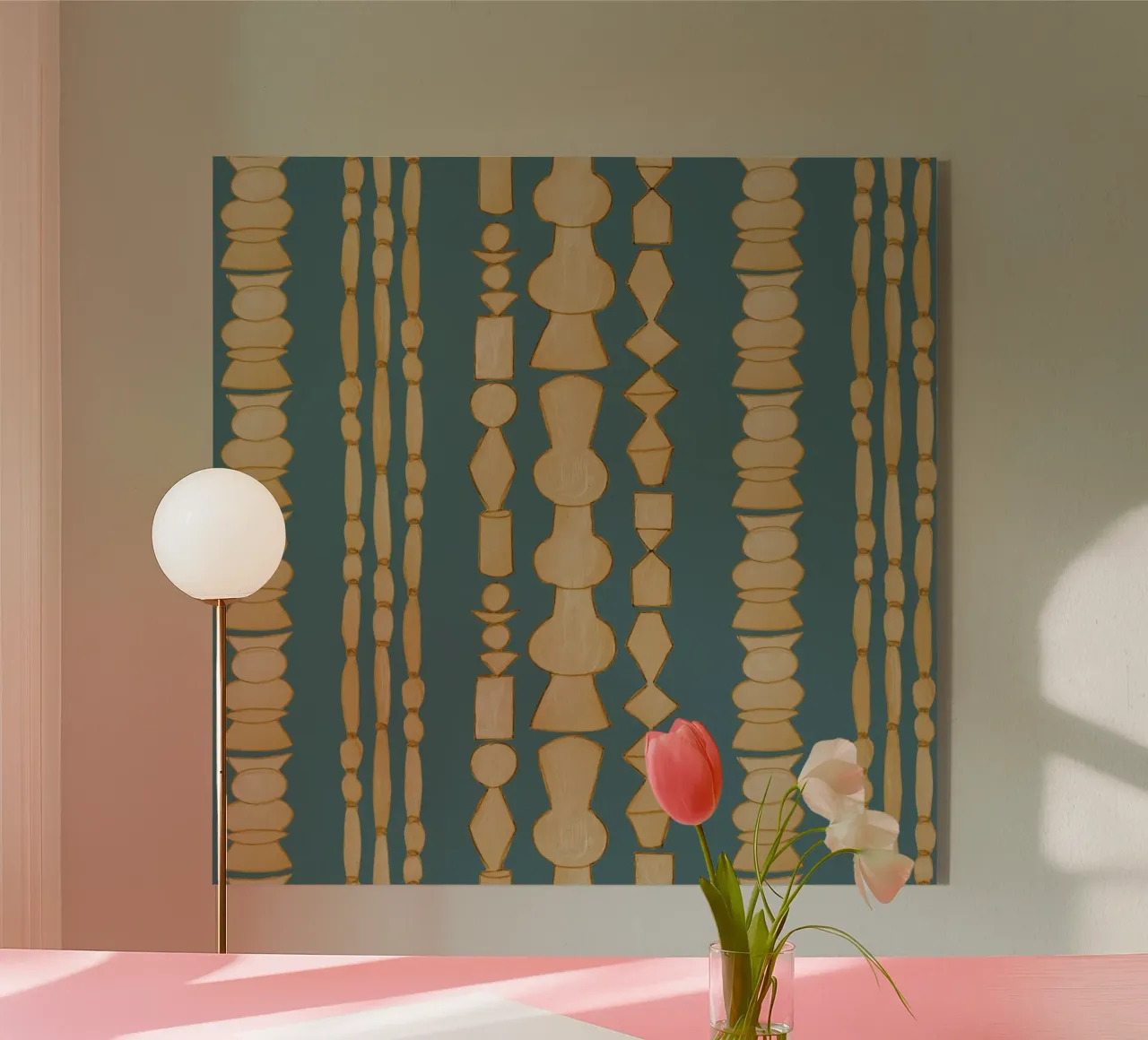 Fionda blu Heaps plexiglass da Femke Zwaan