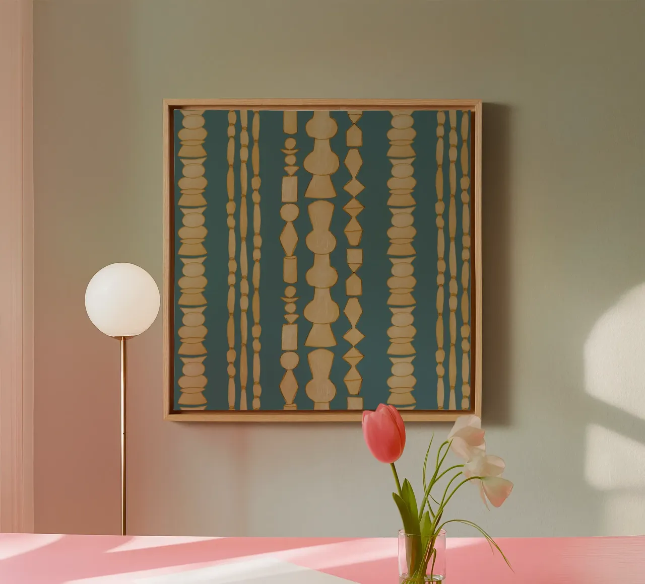 Fionda blu Heaps tela da Femke Zwaan