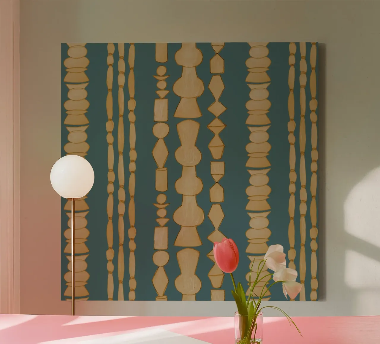 Fionda blu Heaps tela da Femke Zwaan