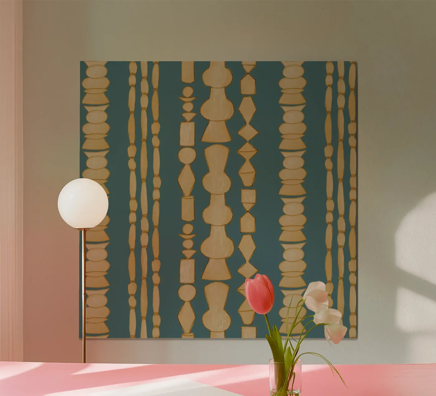 Fionda blu Heaps poster da Femke Zwaan