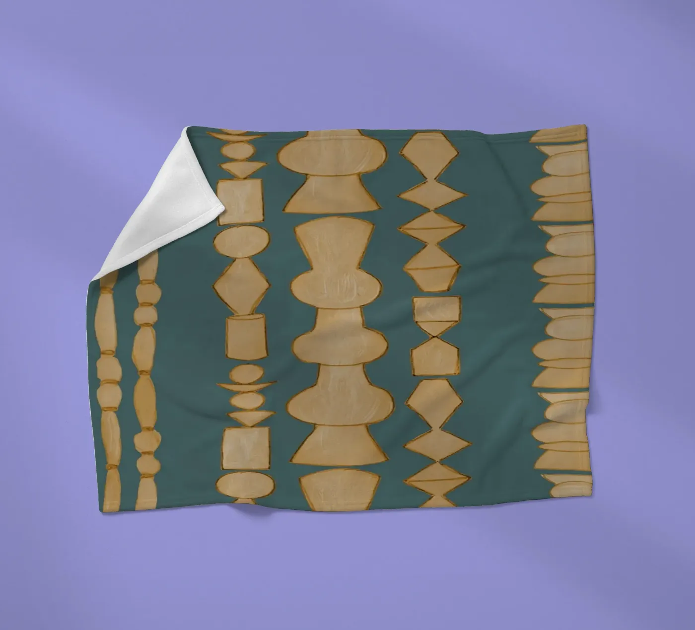 Fionda blu Heaps coperta in pile da Femke Zwaan