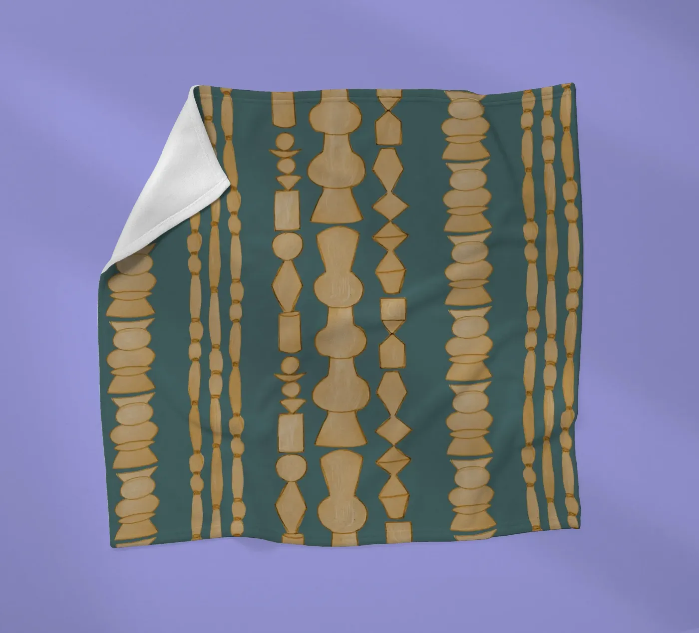 Fionda blu Heaps coperta in pile da Femke Zwaan