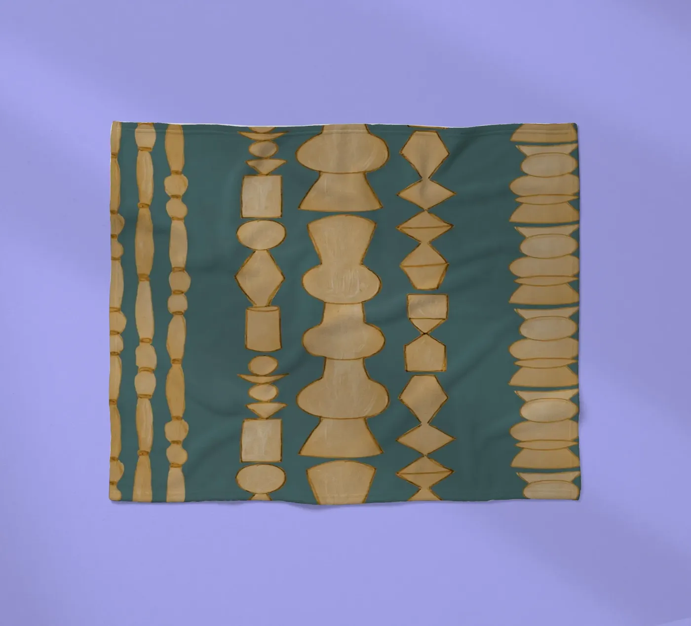 Fionda blu Heaps coperta in pile da Femke Zwaan