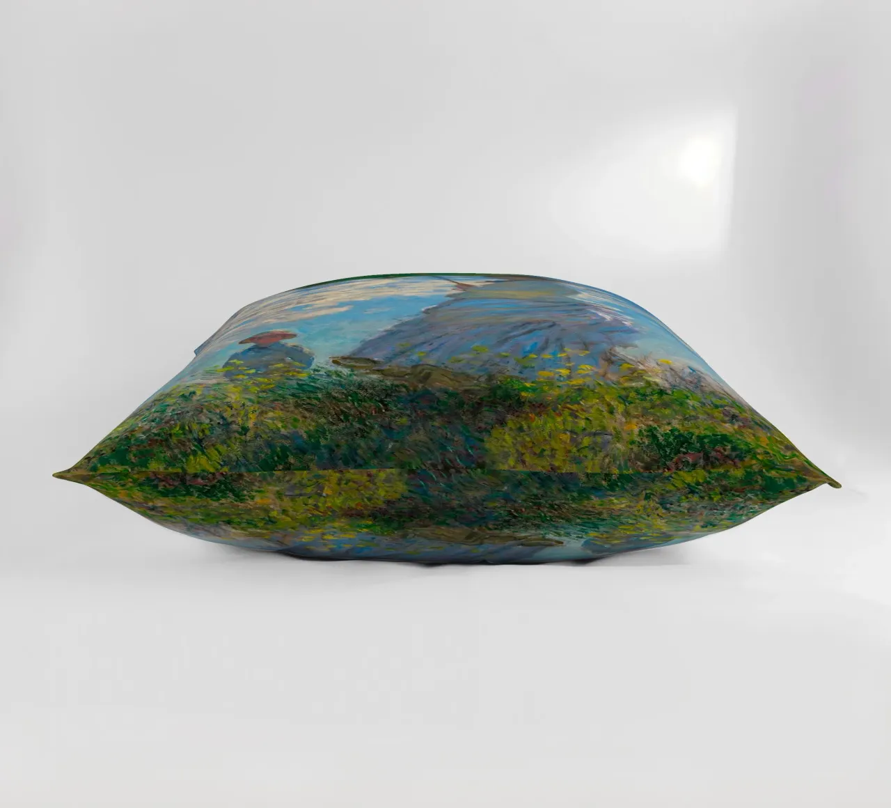 che tiene un ombrello su un bambino - Monet cuscino da Perdana shop