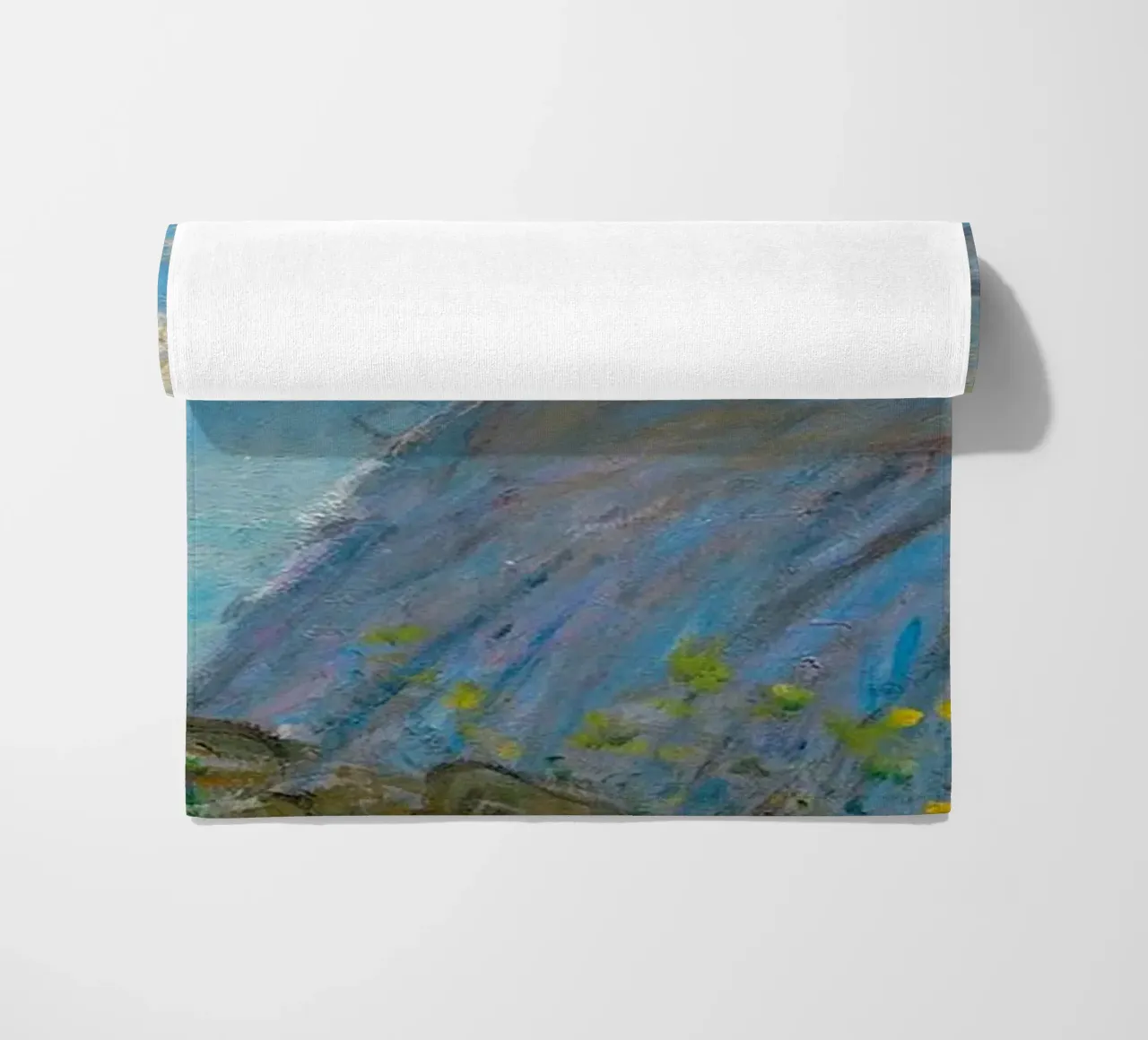 che tiene un ombrello su un bambino - Monet telo mare da Perdana shop