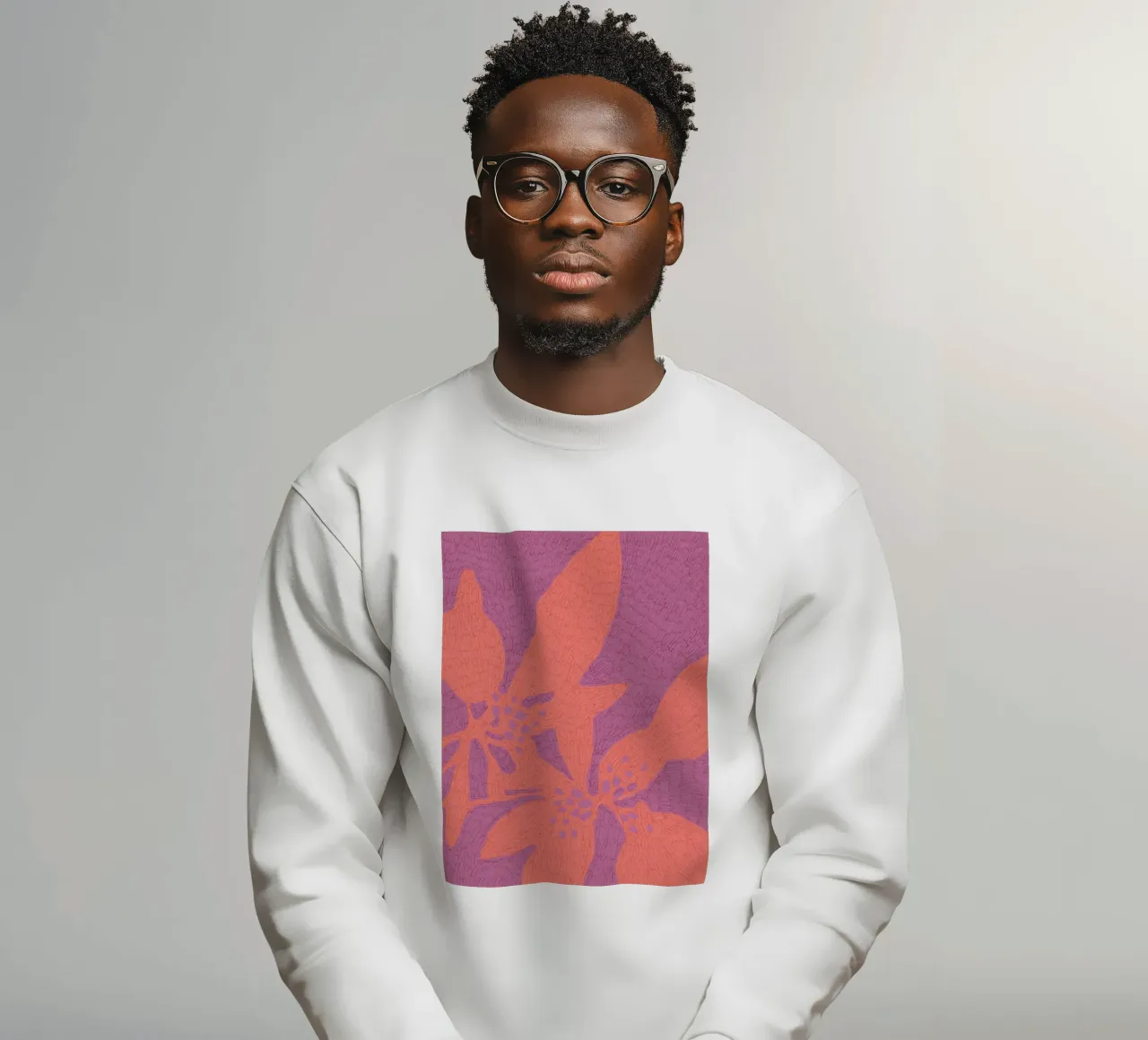 Calm Strokes No 21 sweatshirt van treechild