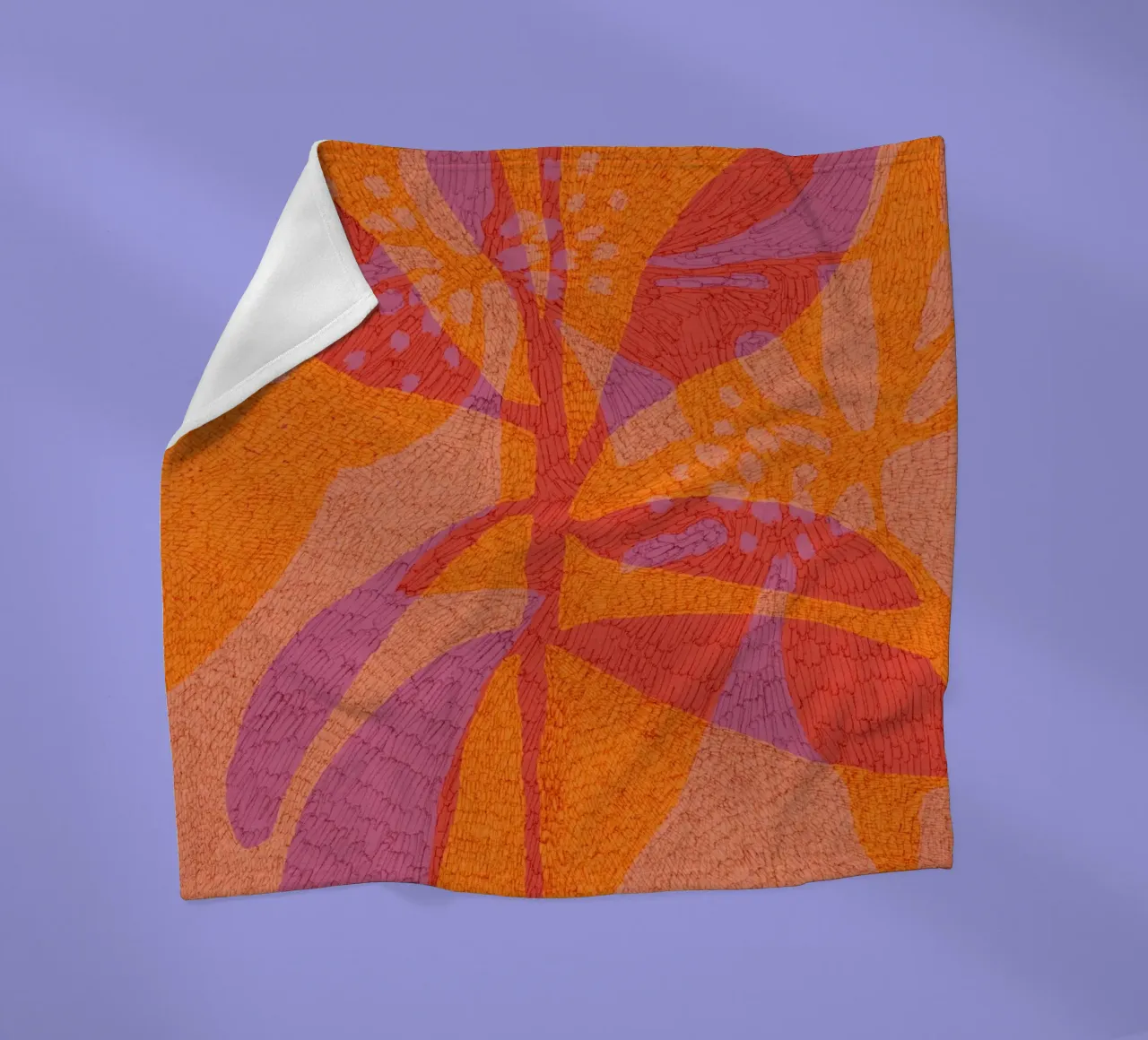 Calm Strokes No 22 coperta in pile da treechild