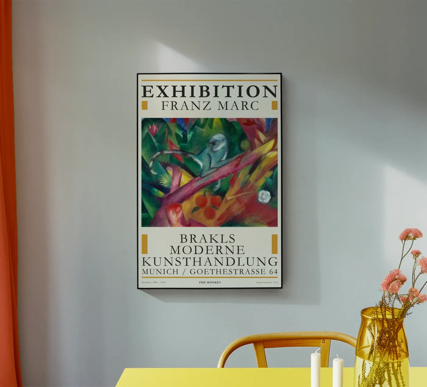 Franz Marc - La scimmia plexiglass da Old Masters