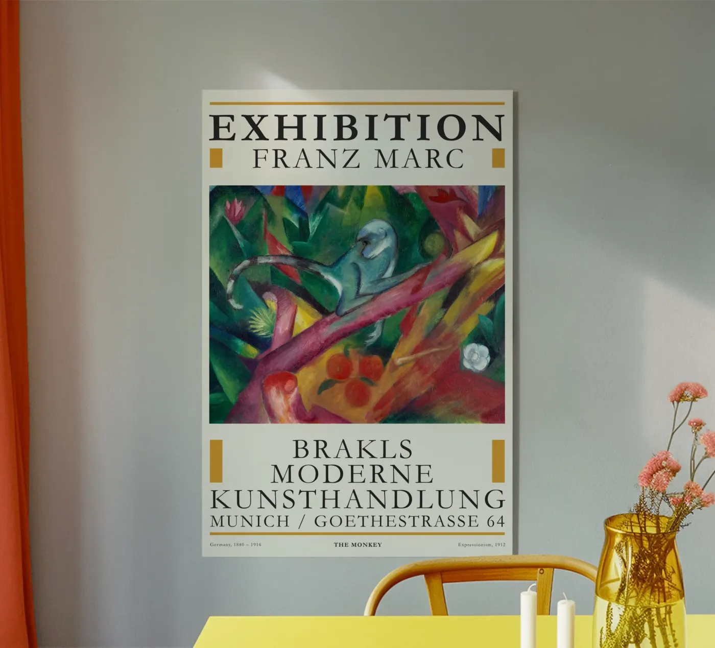 Franz Marc - La scimmia plexiglass da Old Masters