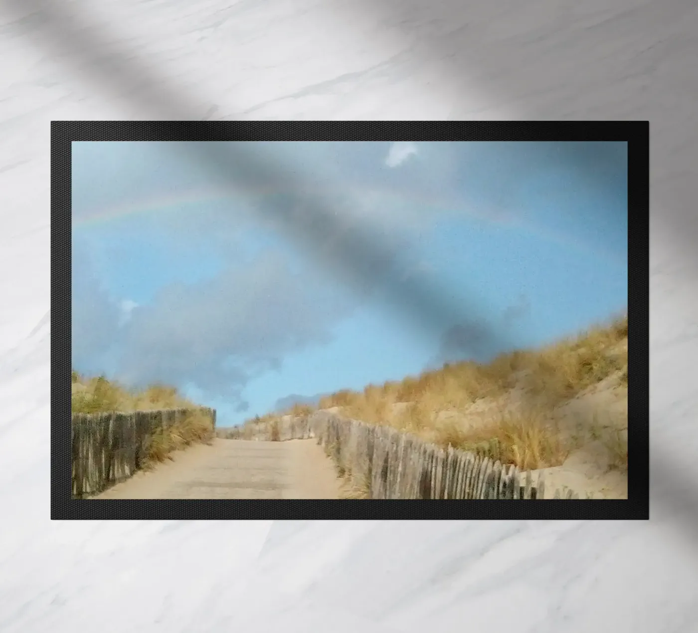 Arc-en-ciel paillasson de Kreativernetzt