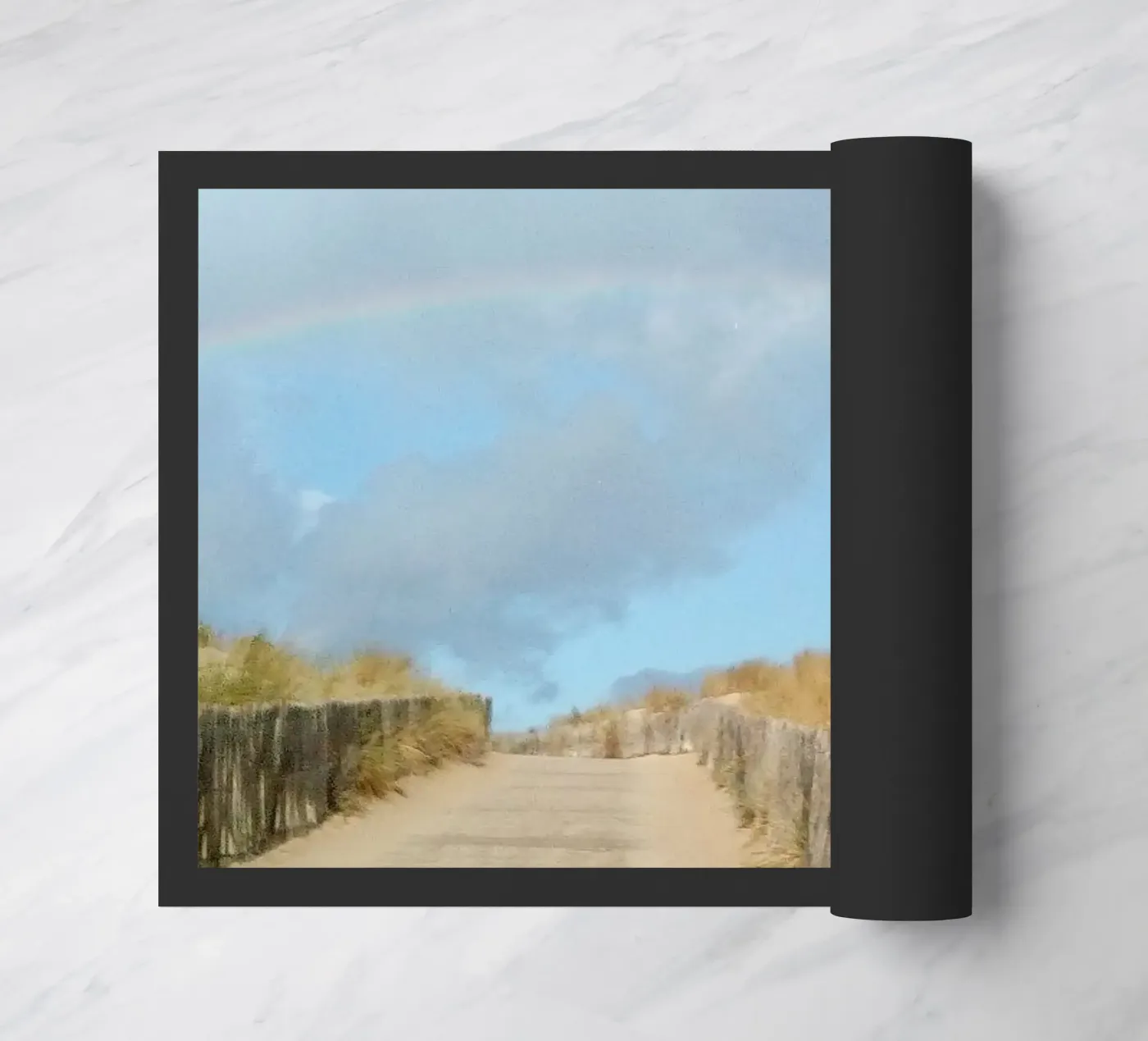 Arc-en-ciel paillasson de Kreativernetzt