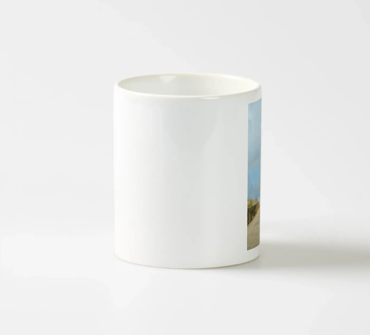Rainbow ceramic mug by Kreativernetzt