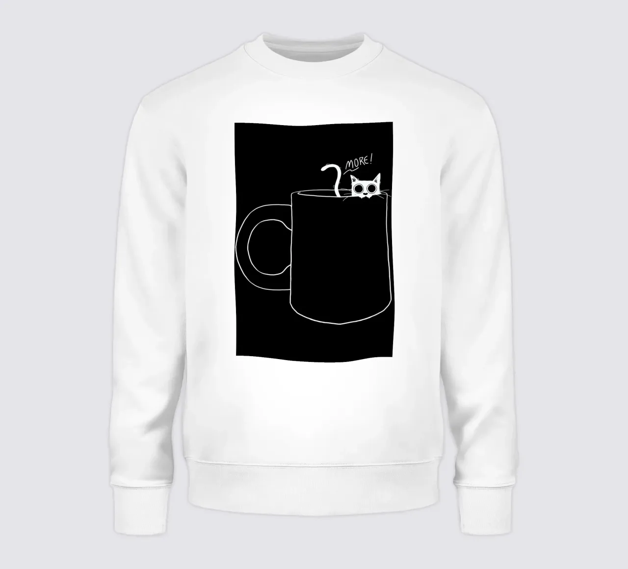 I Want More Coffee sweatshirt by Tobe Fonseca