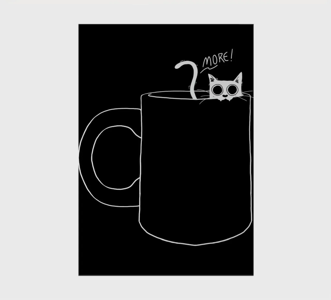 I Want More Coffee Notizbuch von Tobe Fonseca