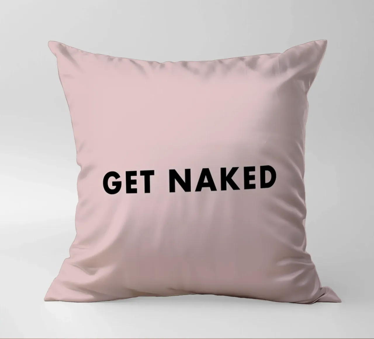 Get Naked decorative cushion by typed