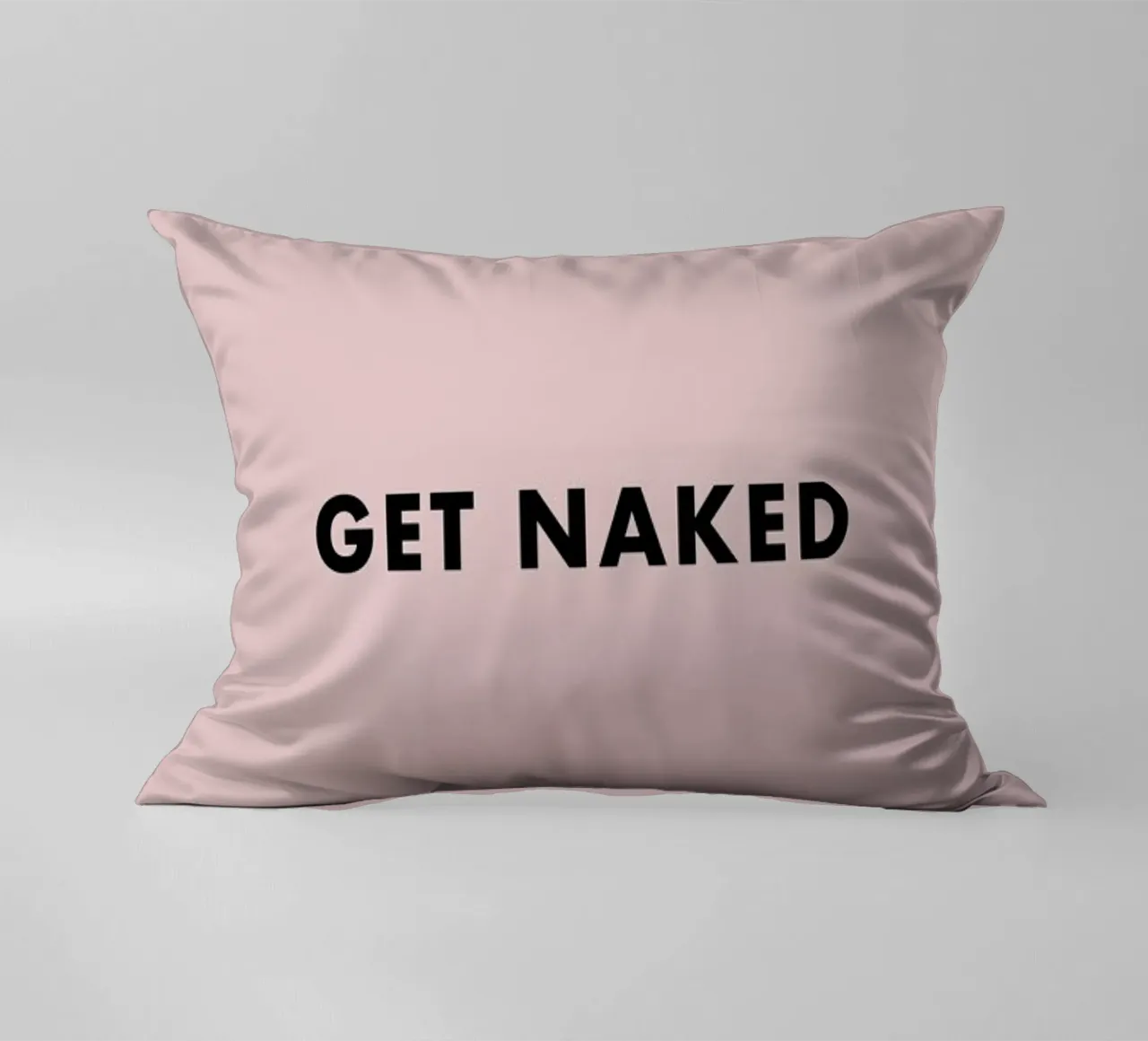 Get Naked decorative cushion by typed