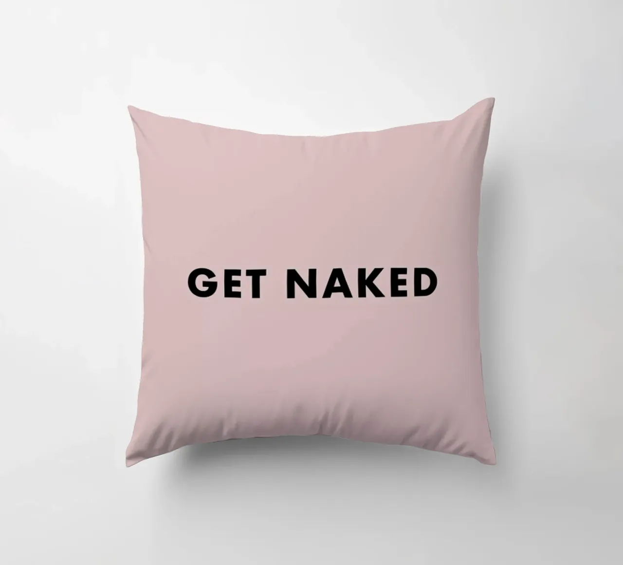 Get Naked decorative cushion by typed
