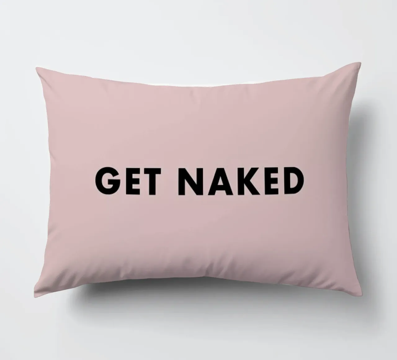 Get Naked decorative cushion by typed