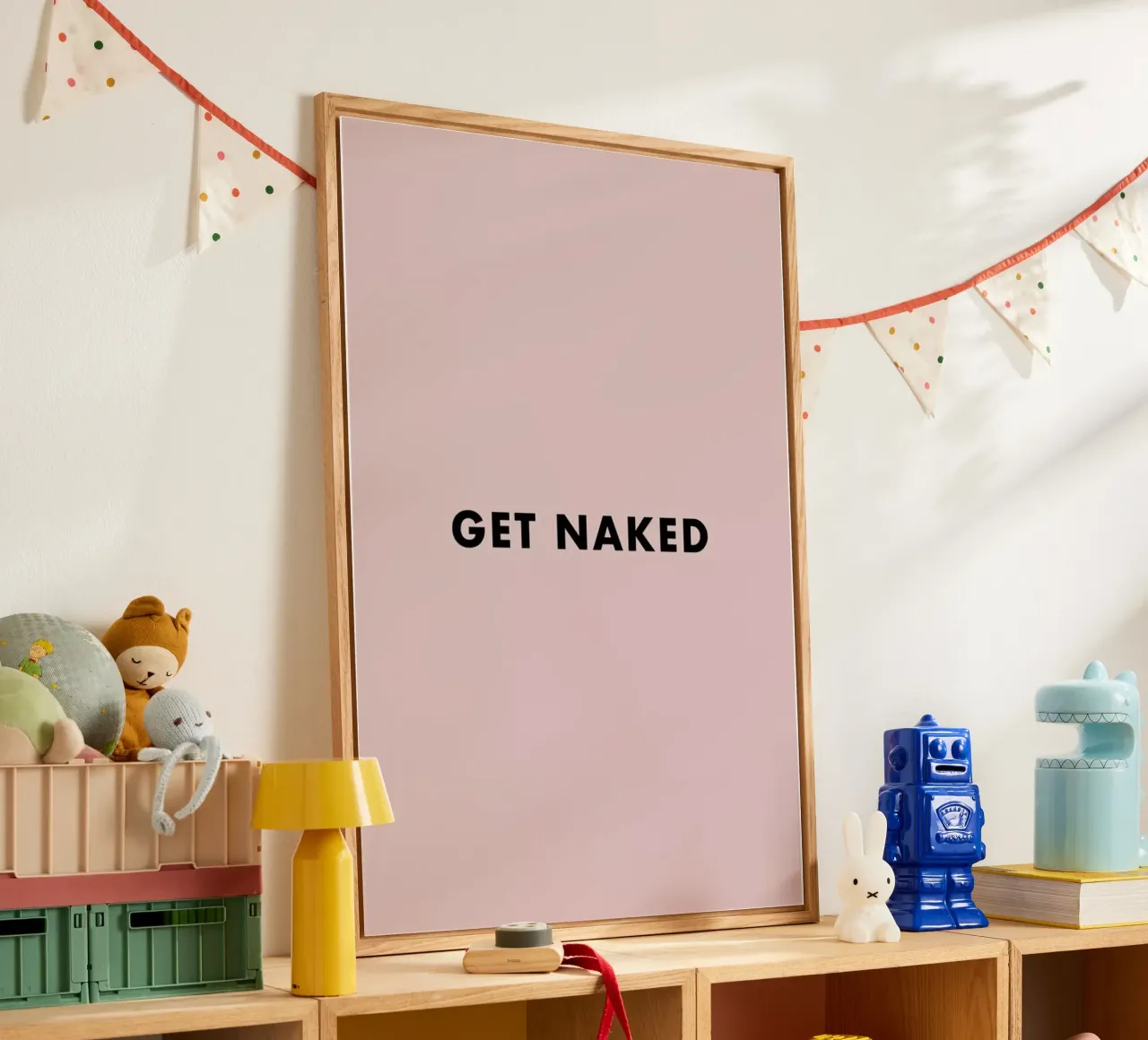 Get Naked plexiglass da typed