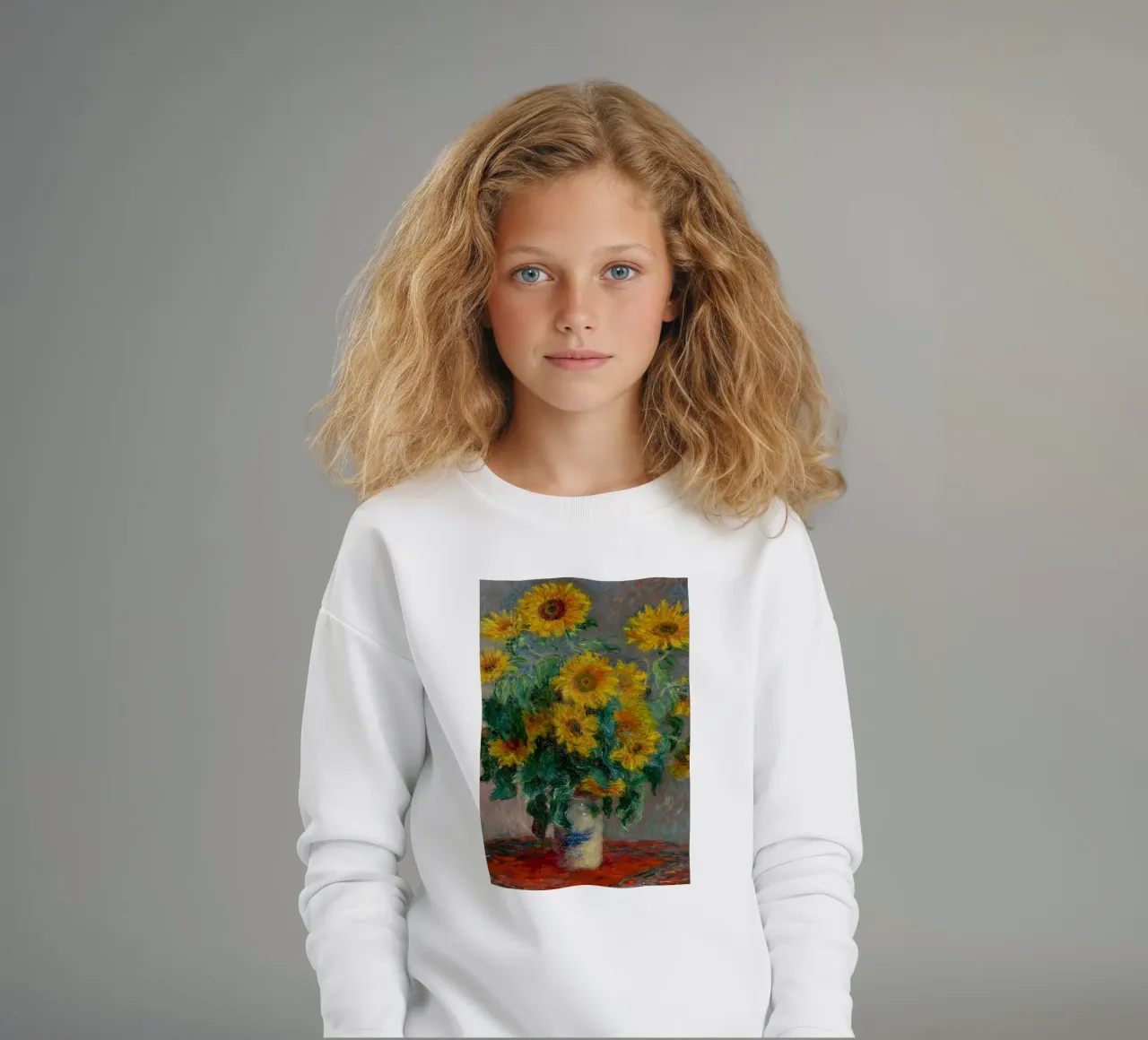 Girasole Monet felpa bambino da Perdana shop