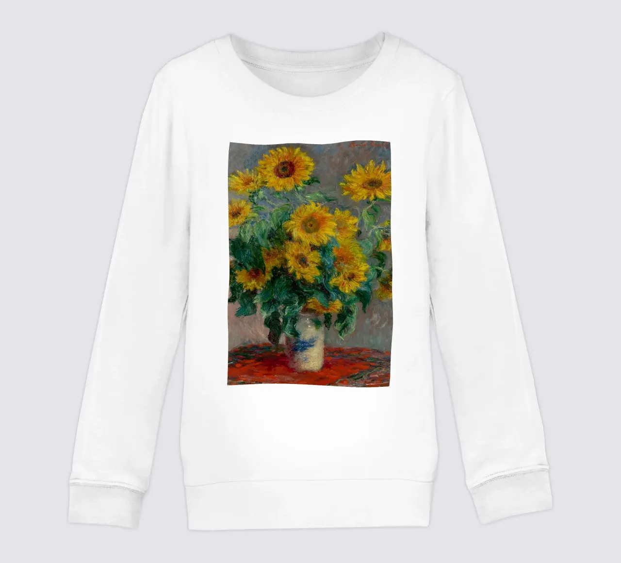 Girasole Monet felpa bambino da Perdana shop