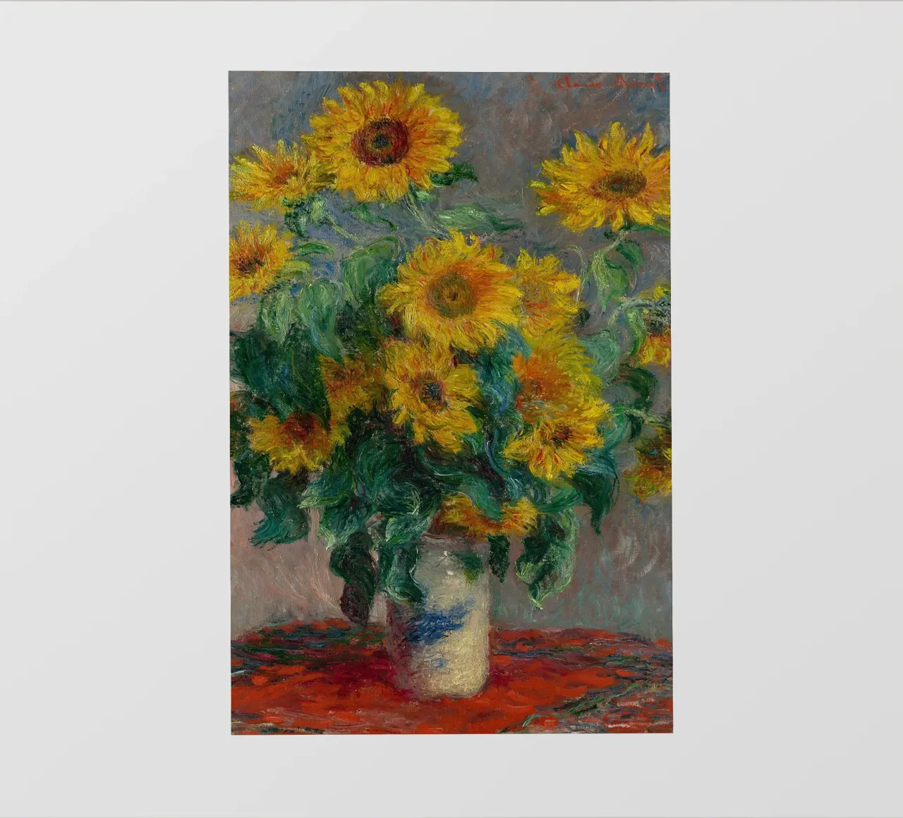 Girasole Monet pellicola backlit da Perdana shop
