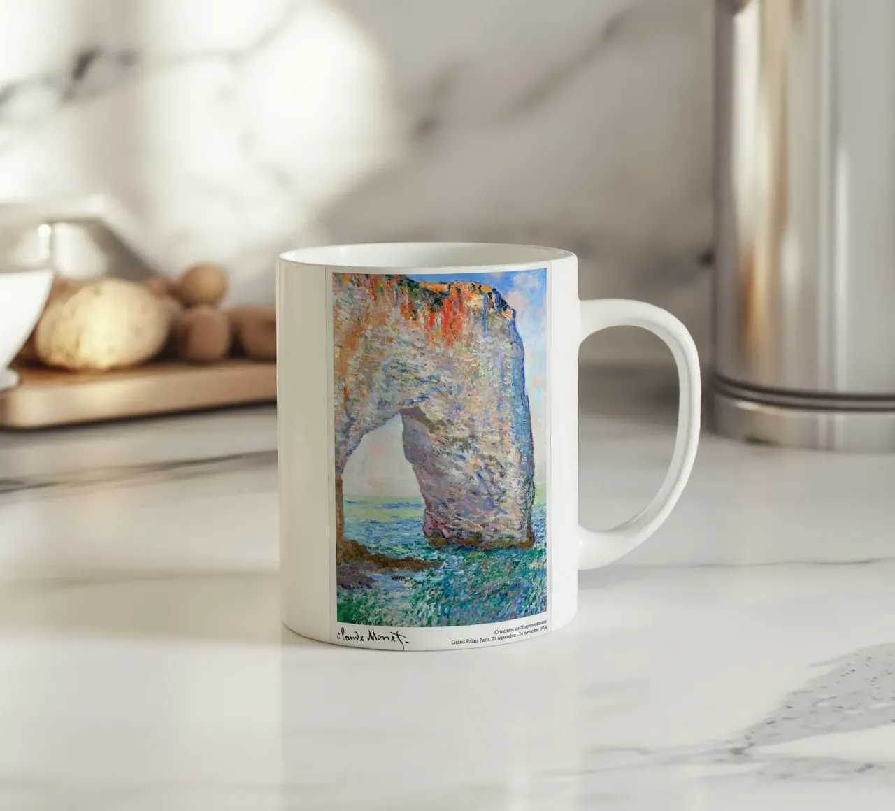 Rocce della spiaggia - Monet tazza in ceramica da Perdana shop