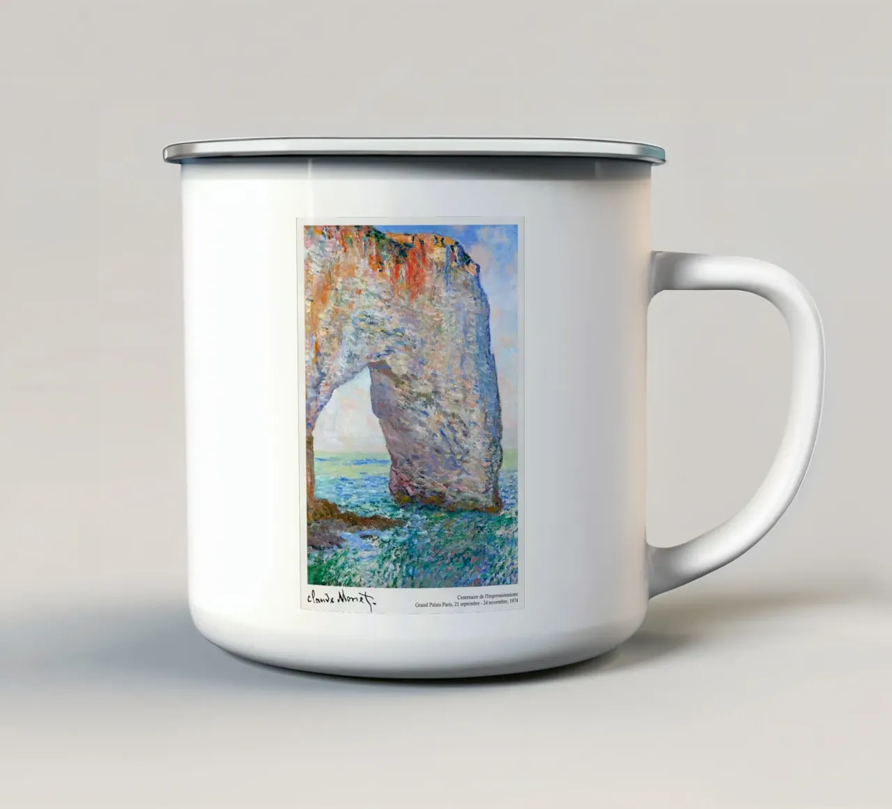 Rocce della spiaggia - Monet tazza in smalto da Perdana shop