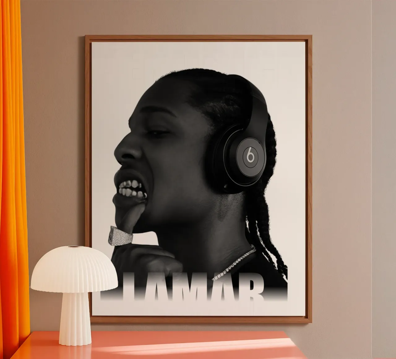 Kendrick Lamar - Not Like Us alluminio dibond da Aiden Hermisto