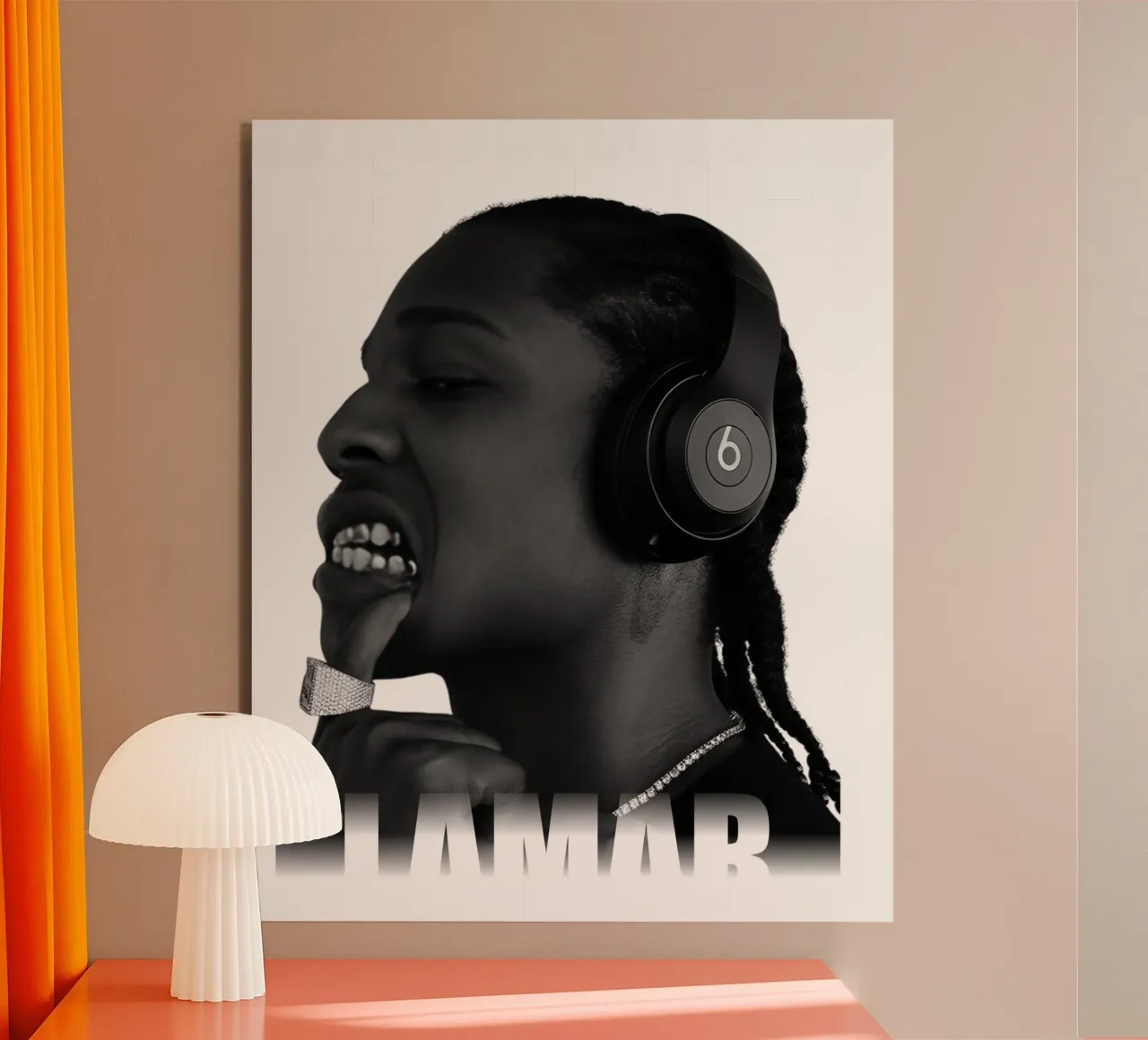 Kendrick Lamar - Not Like Us alluminio dibond da Aiden Hermisto