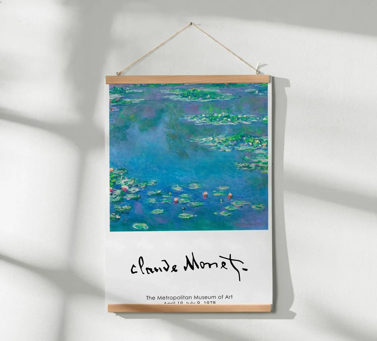 Il miglior Claude Monet poster con telaio in legno da Perdana shop