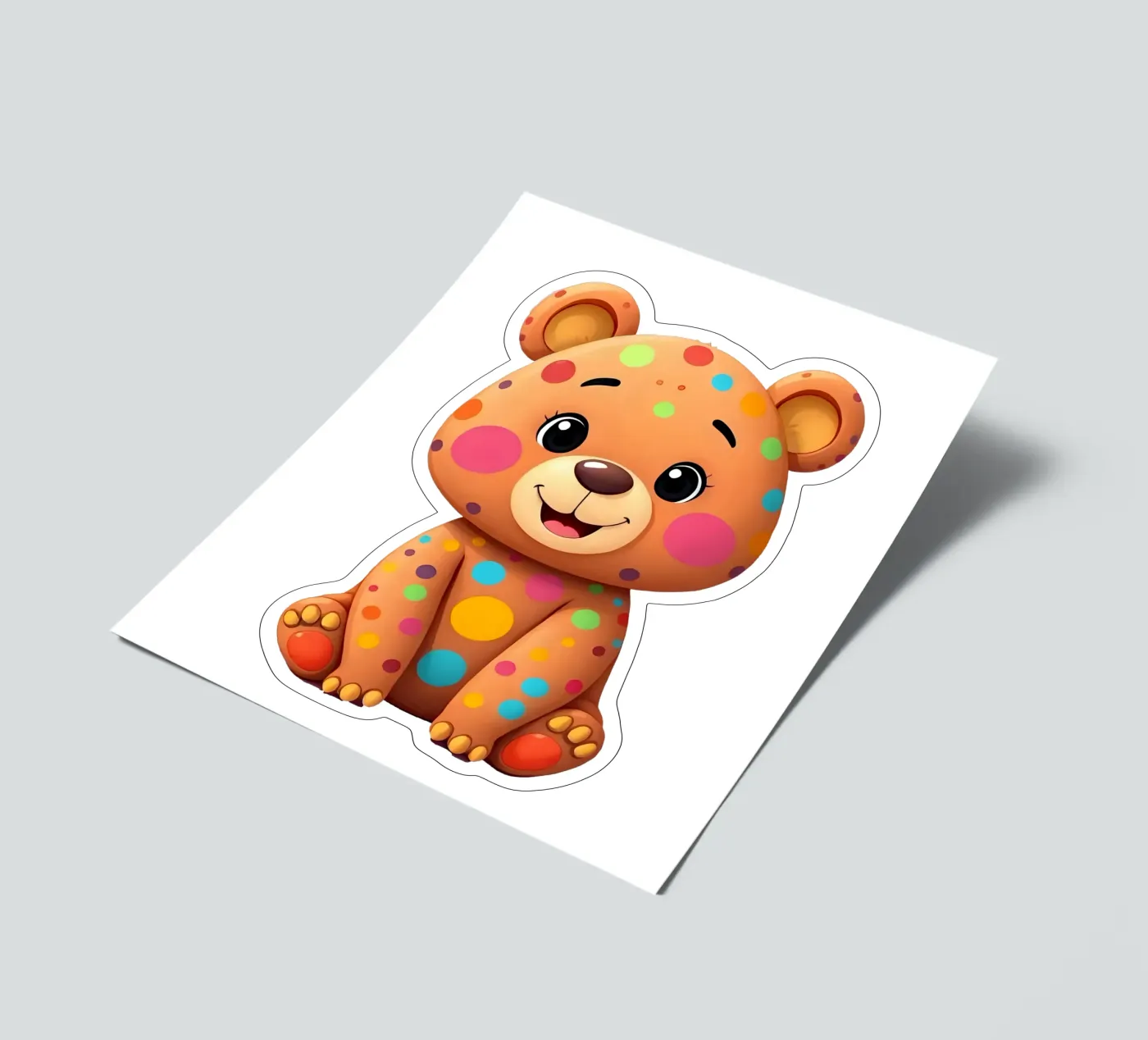Bear_3a sticker sheet by Tierisch bunt by LK