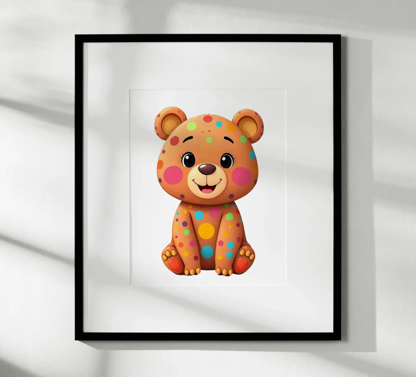 Bär_3a Poster von Tierisch bunt by LK